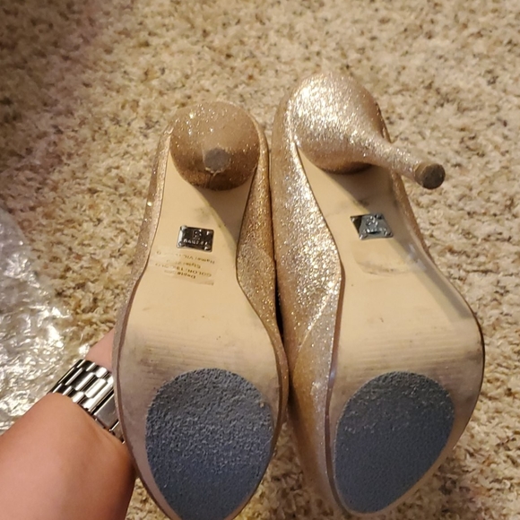 Gold glitter platforms - Picture 2 of 4